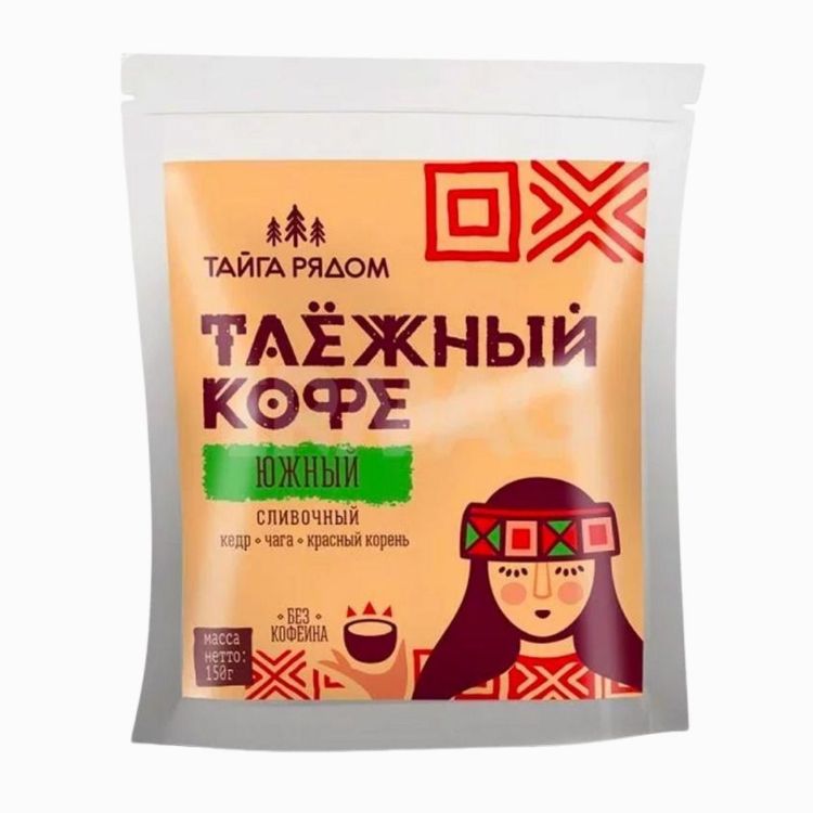 Obrázek Tajga káva s cedrem, čekankou, čagou a červeným kořenem - krémová - 150 g - Specialist