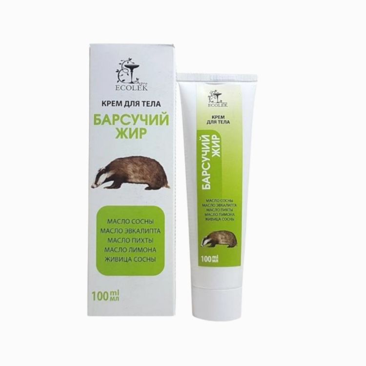 Obrázek Jezevčí mast (tuk) – tělový krém – 100 ml – Ecolek