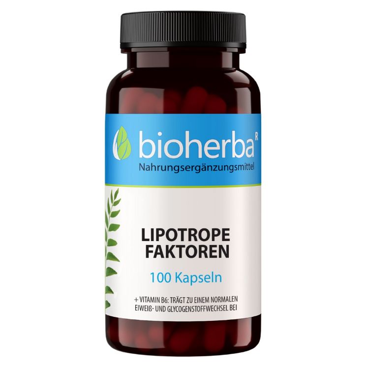 Obrázek Lipotropní faktory – 100 kapslí – Bioherba