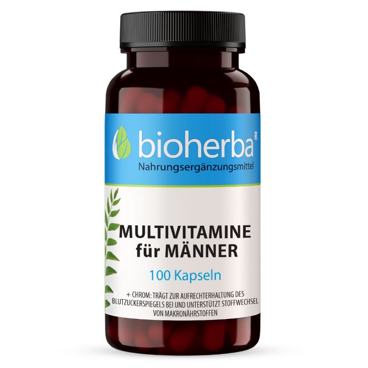 Obrázek Multivitamin pro muže – 100 kapslí – Bioherba