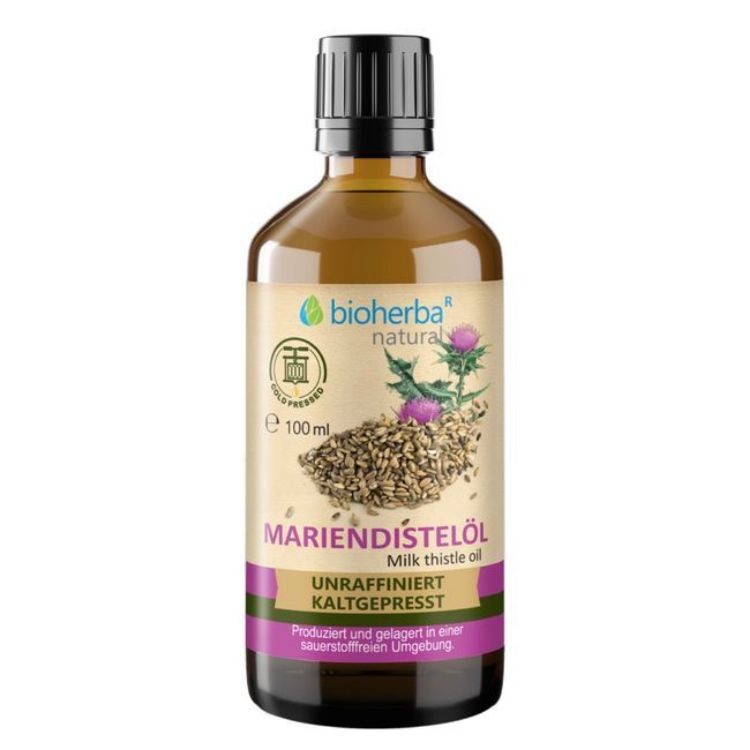 Obrázek Olej z ostropestřce mariánského – 100 ml – Bioherba