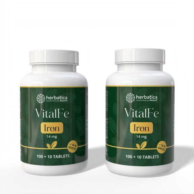 Obrázek Zvýhodněný set: 2× Železo 14 mg - 110 tablet - Herbatica