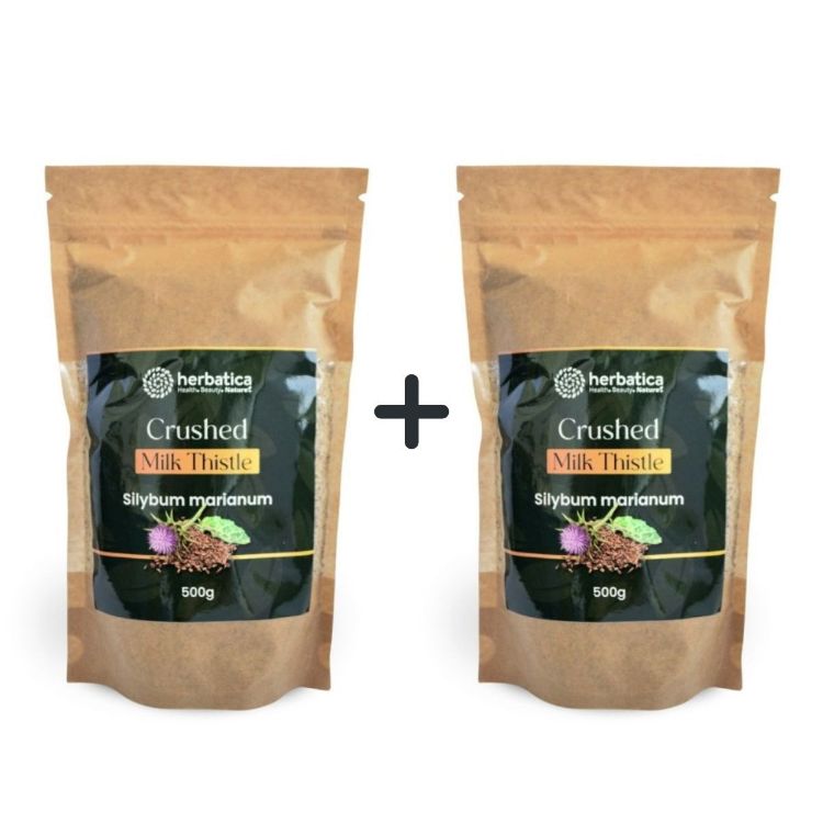 Obrázek Zvýhodněný set 2x: 100% jemně drcený ostropestřec mariánský - 500 g - Herbatica