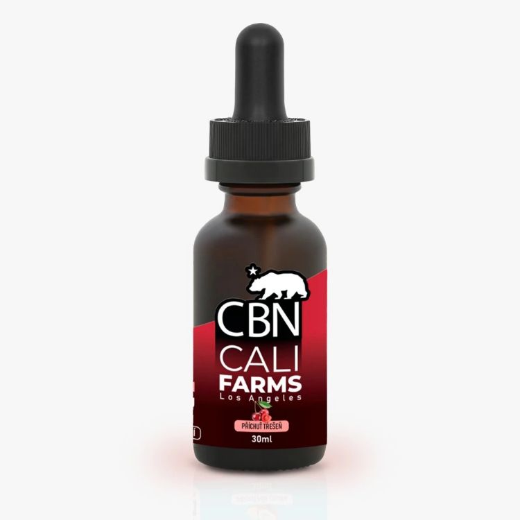 Obrázek CBD & CBN olej (2000 mg CBD + 500 mg CBN) – třešeň 30 ml – CaliFarms