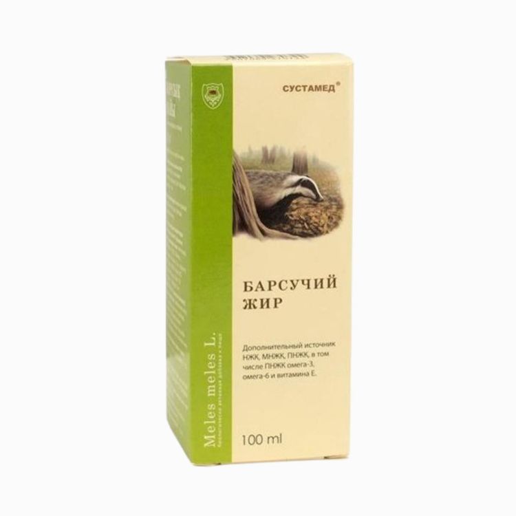 Obrázek KrokMed Jezevčí mast (čistý jezevčí tuk) - 100 ml - Sustamed