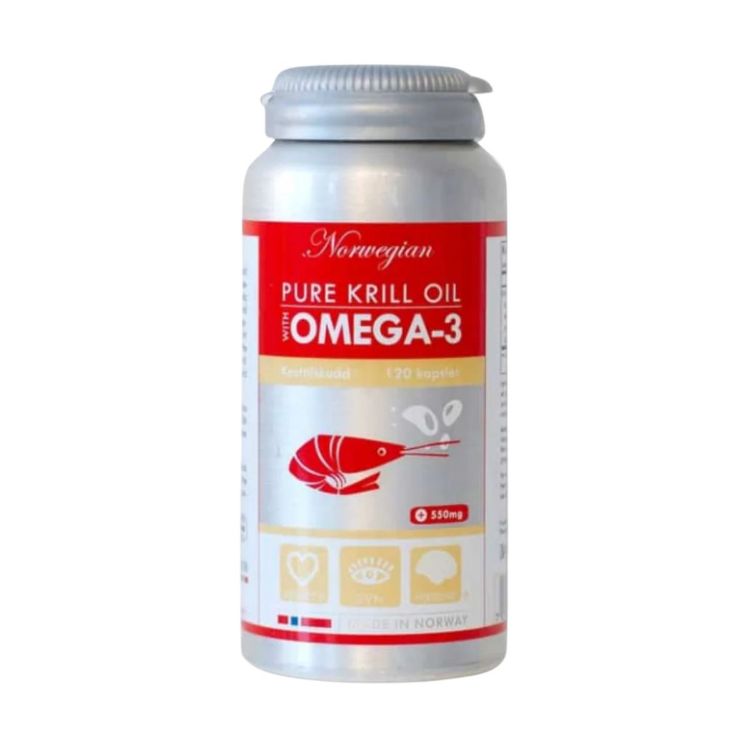 Obrázek PURE Krill Oil Omega-3 - Biopharma - 120 kapslí
