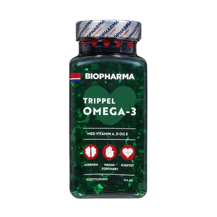 Obrázek Trippel Omega 3 - Biopharma - 144 kapslí