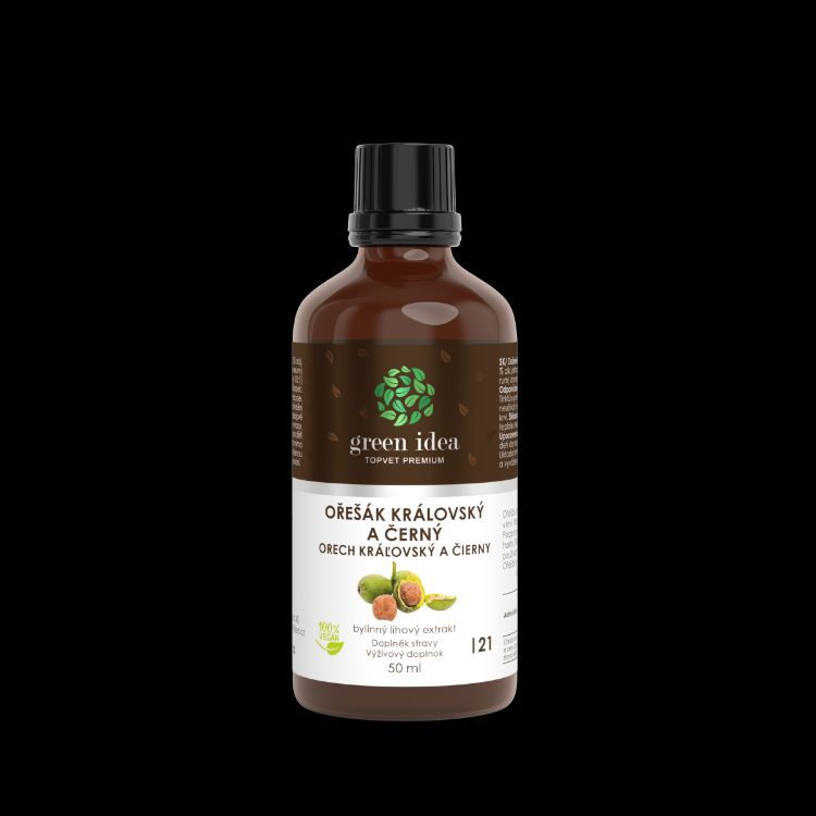 Obrázek Ořešák královský – tinktura – kapky 50 ml – Green idea