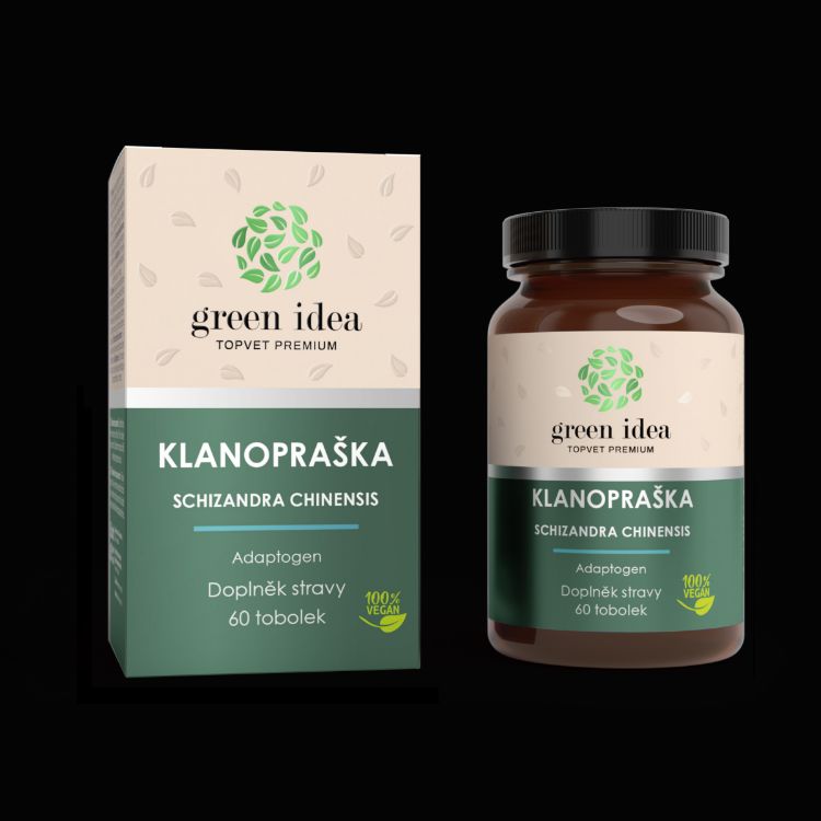 Obrázek Schizandra čínská – bylinný extrakt – 60 kapslí – Green idea