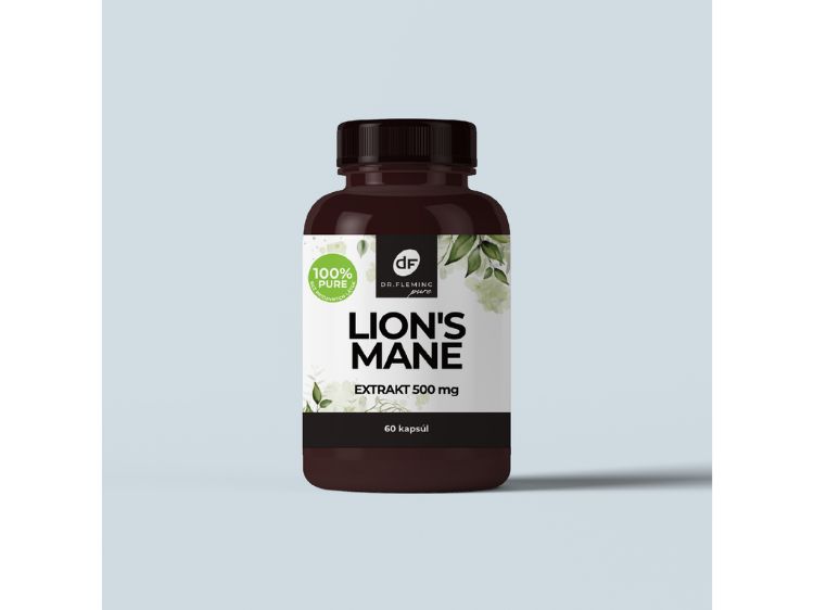 Obrázek Lion's Mane Extrakt - 60 kapslí - Dr. Fleming