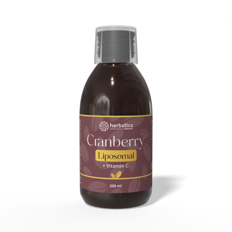 Obrázek Lipozomální Brusinka Extract + Vitamin C - 200 ml - Herbatica
