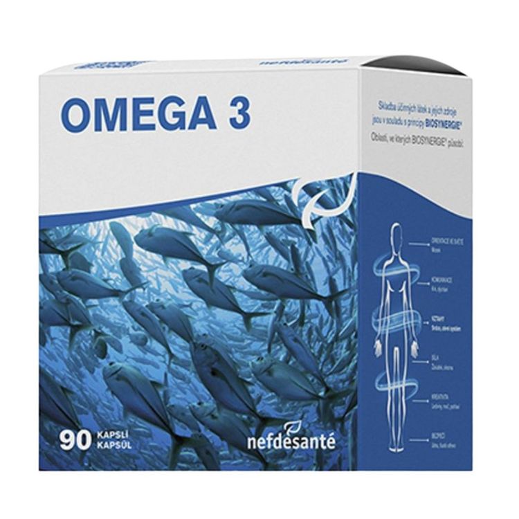 Obrázek Nef de Santé Omega 3 - 90 kapslí - Nefdesanté