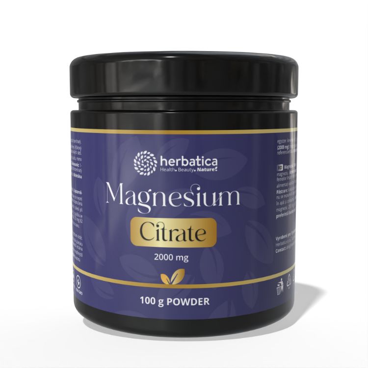 Obrázek Magnesium Citrát - 100 g prášek - Herbatica