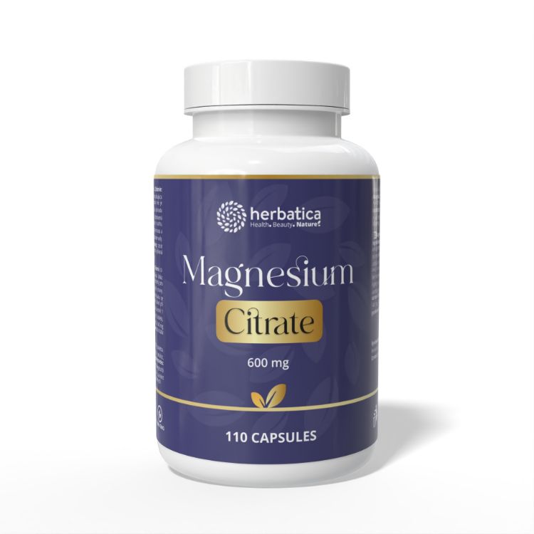 Obrázek Magnézium citrát 600 mg - 110 tablet - Herbatica