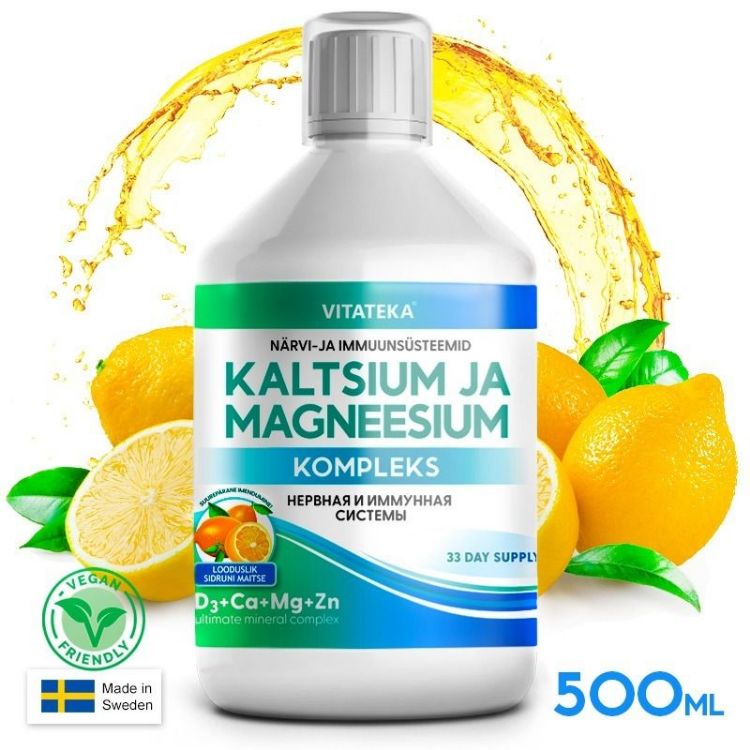 Obrázek Komplex vápníku a hořčíku – 500 ml – Vitateka