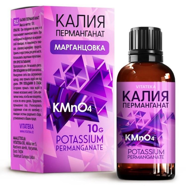 Obrázek Manganistan draselný – 10 g – Vitateka