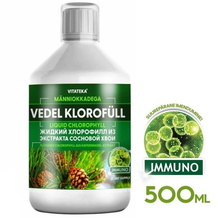 Obrázek Tekutý chlorofyl s extraktem z borovicového jehličí – 500 ml – Vitateka