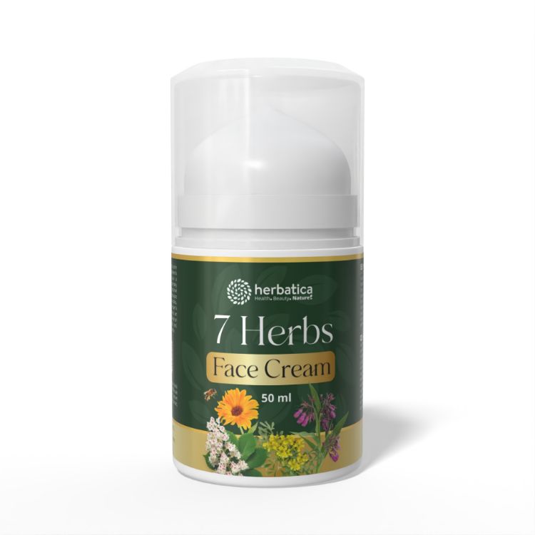 Obrázek 7 Herbs Face Cream – anti-age bylinný krém s kozím kolostrem a 7 bylinami – 50 ml - Herbatica