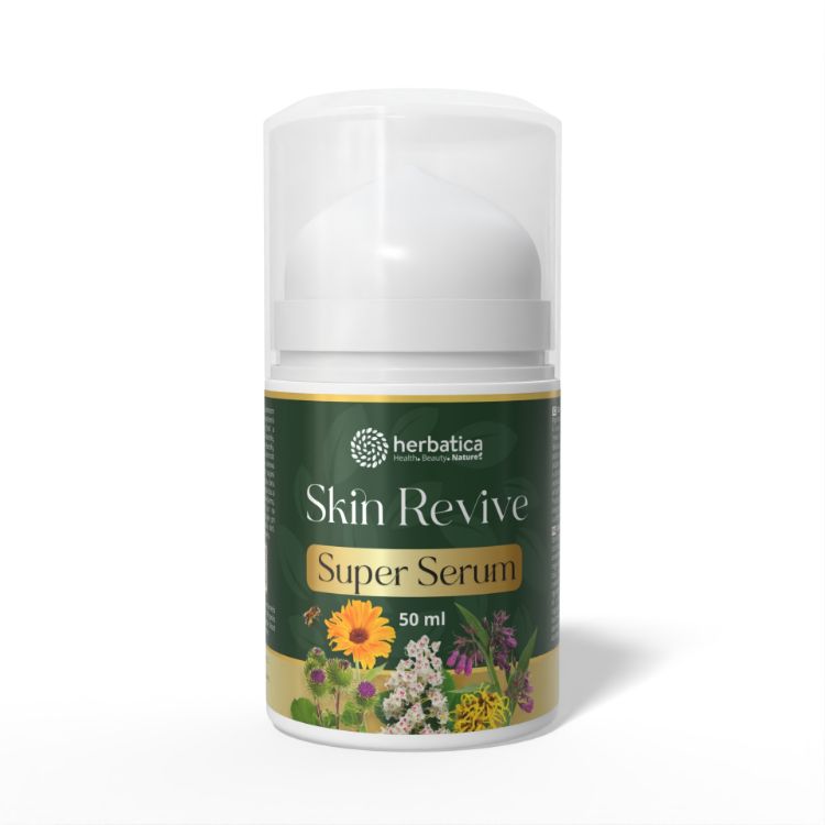 Obrázek Skin Revive SuperSerum – anti-age pleťové sérum s vitaminem C a kyselinou hyaluronovou - 50 ml - Herbatica