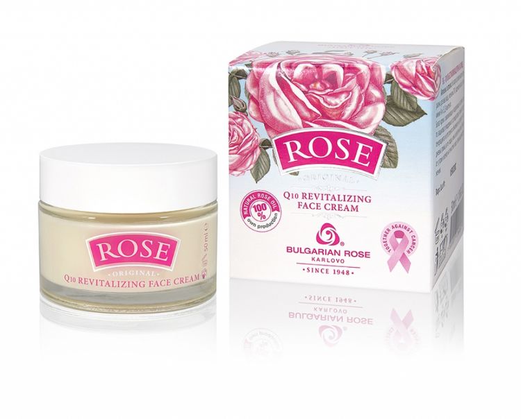 Obrázek ROSE ORIGINAL Q10 revitalizační pleťový krém 50 ml - Bulgarian Rose Karlovo