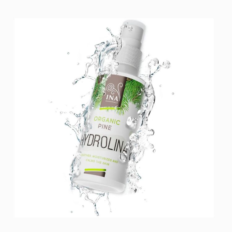 Obrázek HYDROLINA – organická voda z borovice lesní – sprej pro péči o pokožku nohou a chodidla se zápachem – 150 ml – INA Essentials
