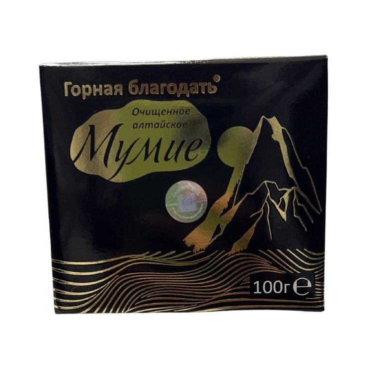 Obrázek Meandra Mumio – čištěné altajské v přirozené „tekuté formě“ – 30 g Hmotnost: 100 g