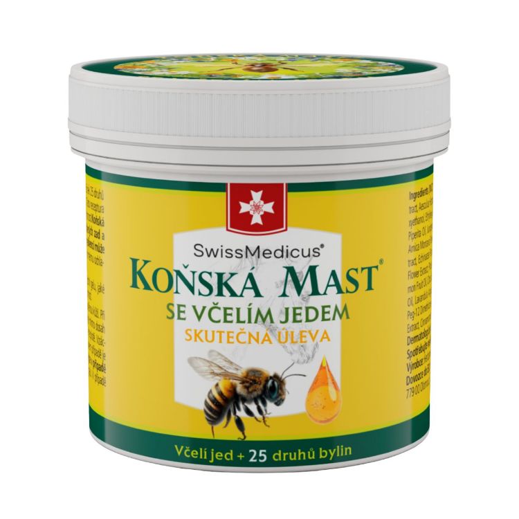 Obrázek Koňská mast se včelím jedem 150 ml - SwissMedicus