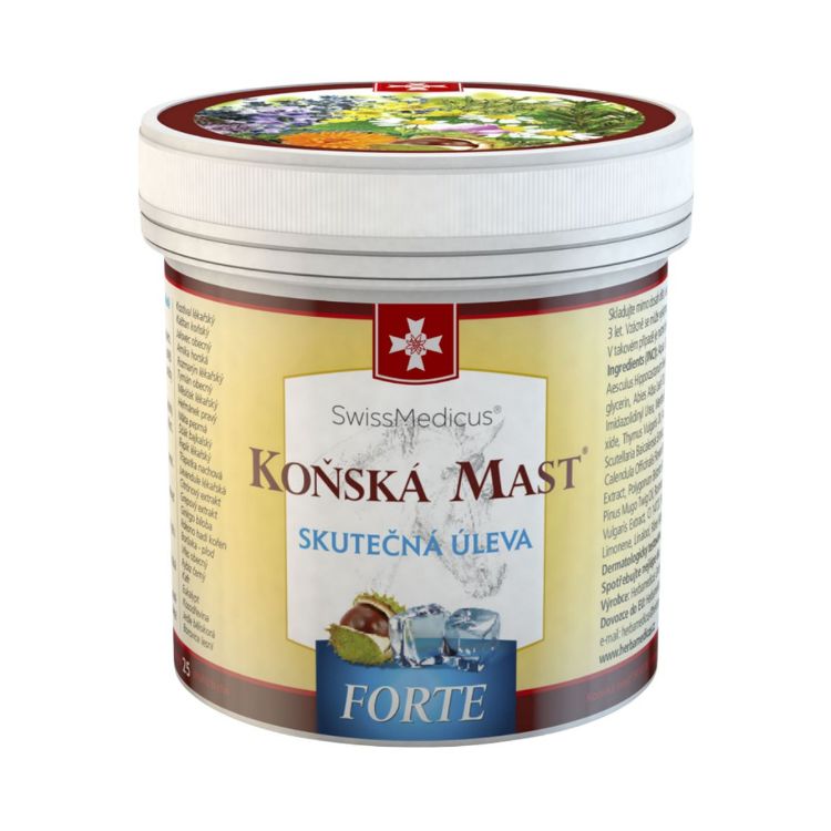 Obrázek Koňská mast forte chladivá 250 ml – SwissMedicus