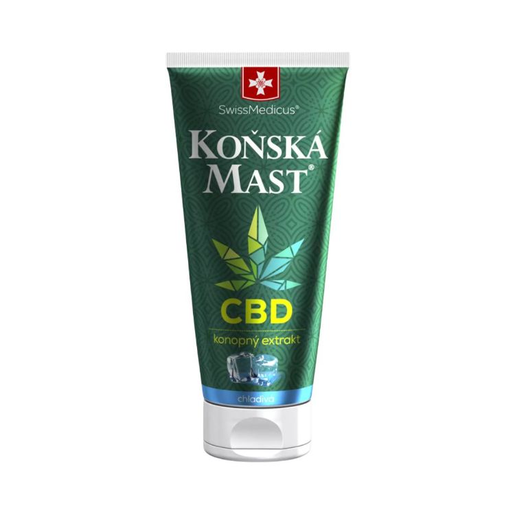 Obrázek Koňská mast s CBD chladivá 200 ml – SwissMedicus