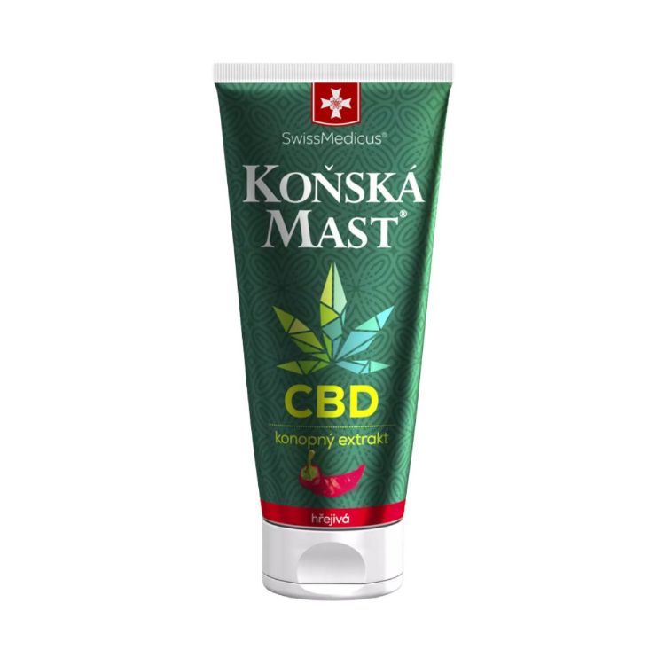 Obrázek Koňská mast s CBD hřejivá 200 ml – SwissMedicus