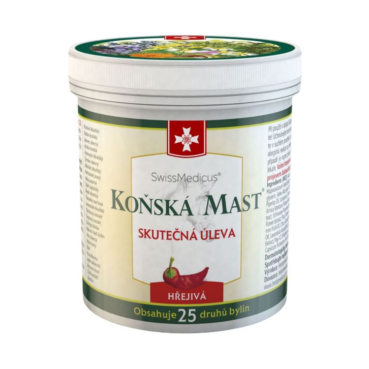 Obrázek Hřejivá koňská mast 250 ml – SwissMedicus