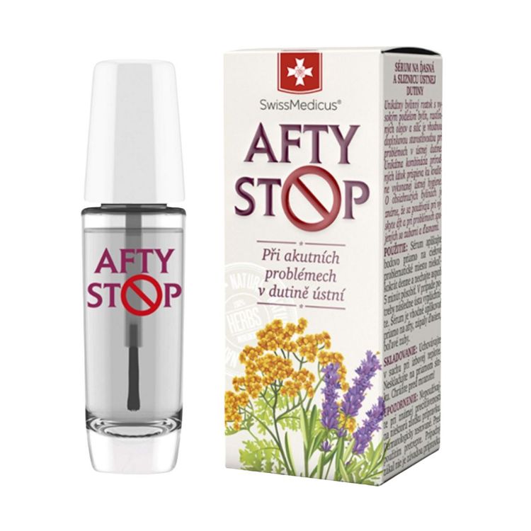 Obrázek AftyStop – sérum na dásně a sliznici ústní dutiny – 10 ml – SwissMedicus