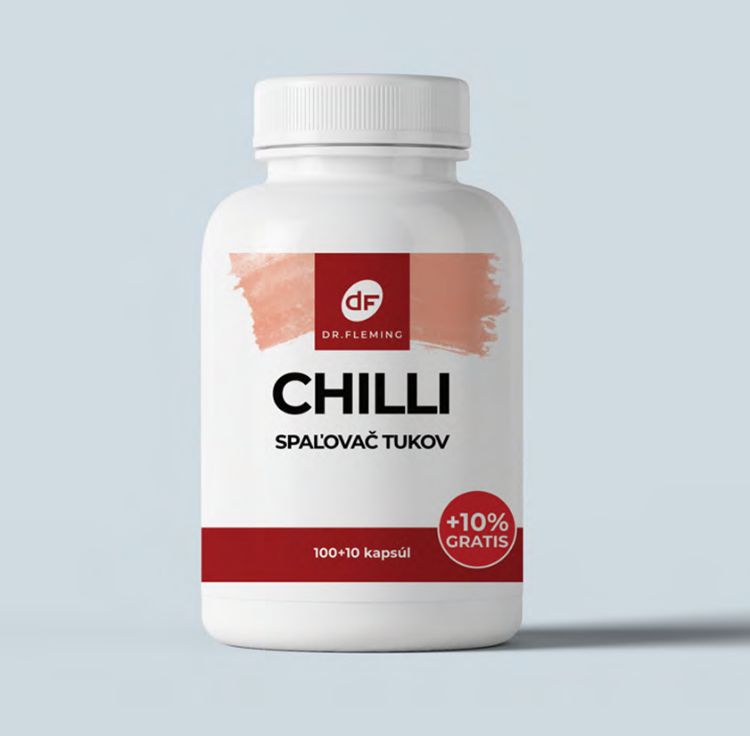 Obrázek Chilli Spalovač tuků - 110 kapslí - Dr. Fleming