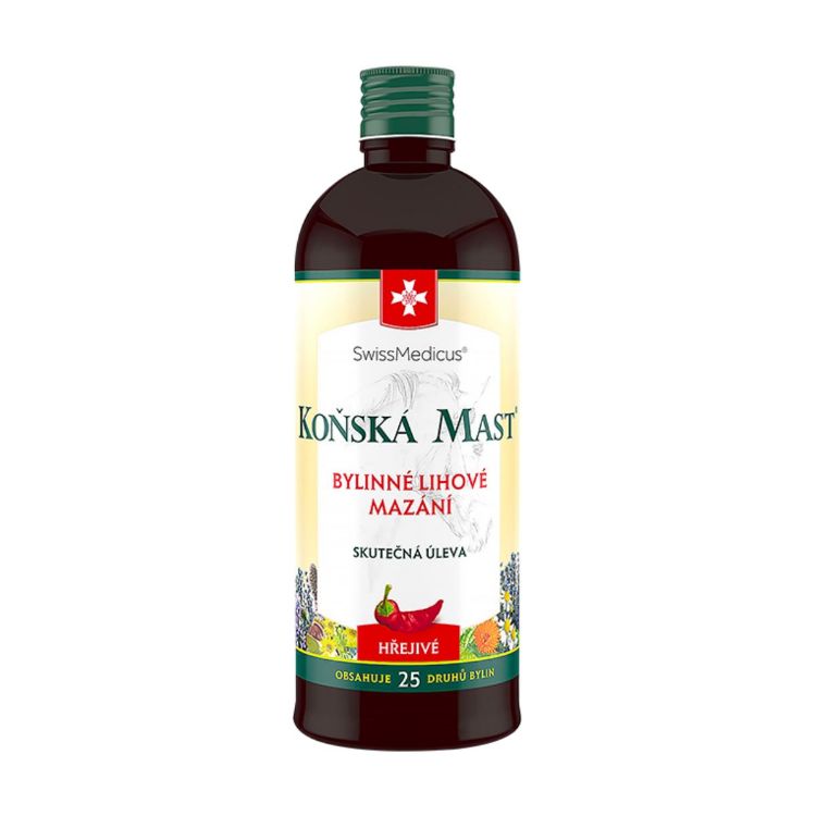 Obrázek Koňská mast – hřejivý bylinný balzám – 400 ml – SwissMedicus