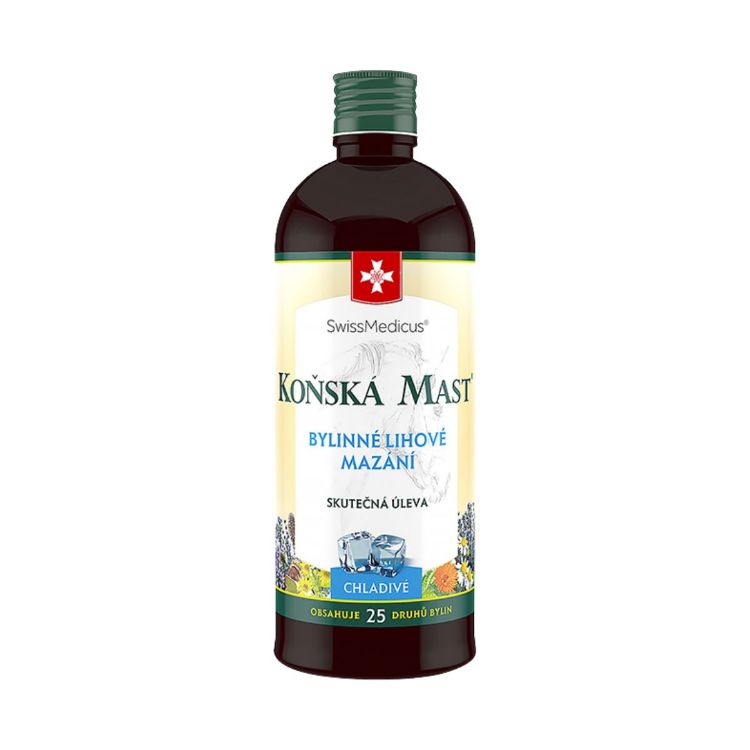 Obrázek Koňská mast – chladivý bylinný balzám – 400 ml – SwissMedicus