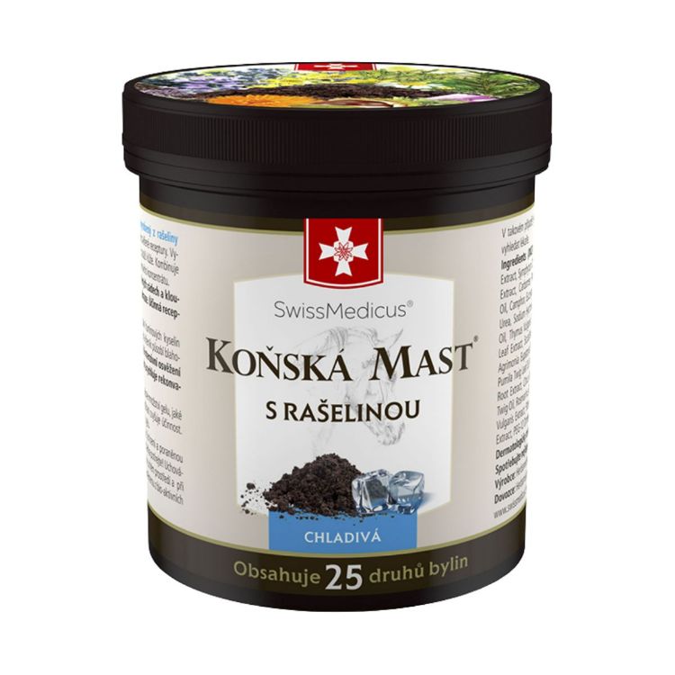 Obrázek Koňská mast chladivá s rašelinou - 250 ml - SwissMedicus