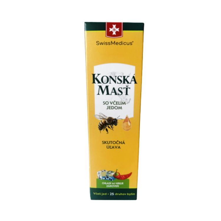 Obrázek Koňská mast se včelím jedem - 75 ml - SwissMedicus
