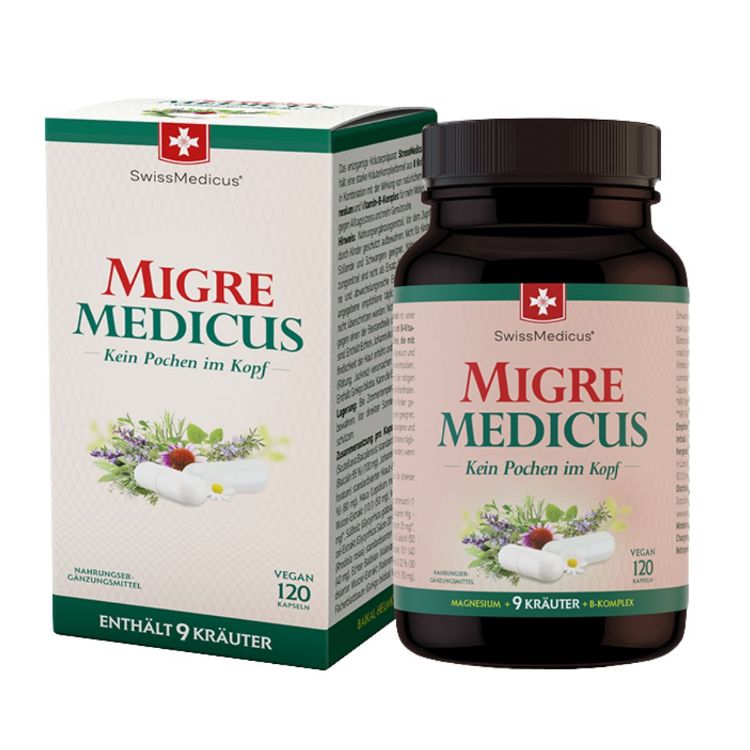 Obrázek MigreMedicus - 120 kapslí - SwissMedicus