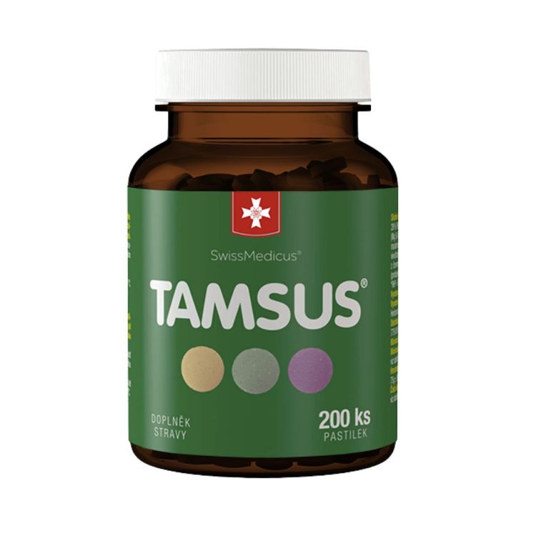 Obrázek TAMSUS® pro dobré trávení - 200 pastilek - SwissMedicus