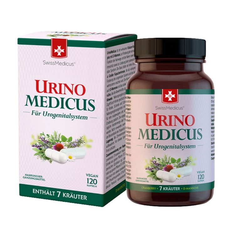 Obrázek UrinoMedicus – 120 kapslí – SwissMedicus