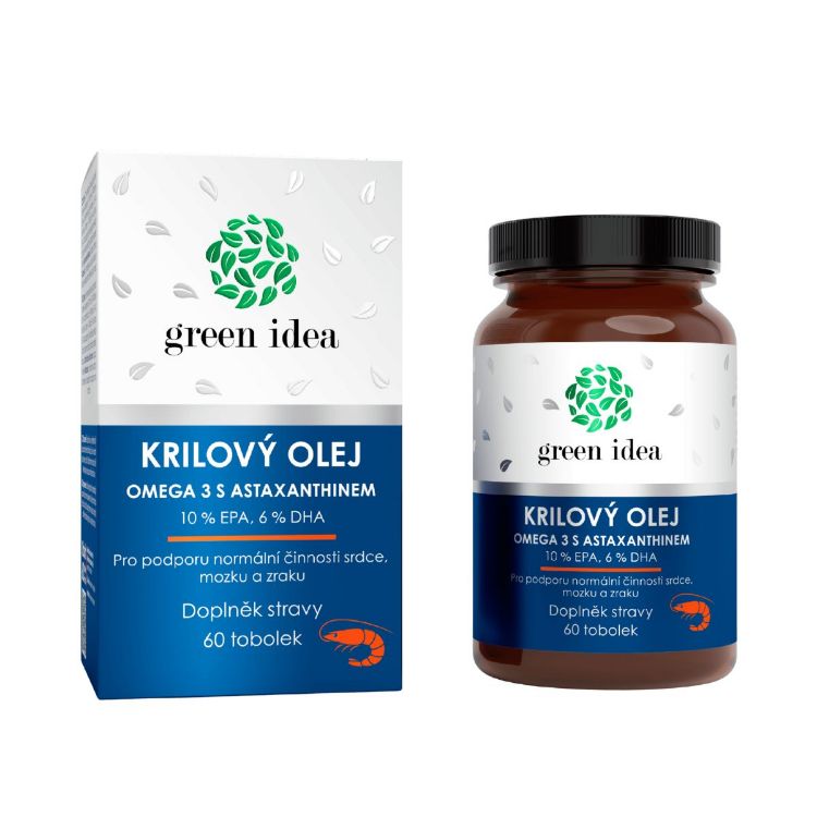 Obrázek Krilový olej – 60 kapslí – Green idea