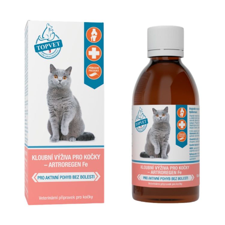 Obrázek Topvet Kloubní výživa pro kočky - Artroregen Fe 200 ml - Green idea