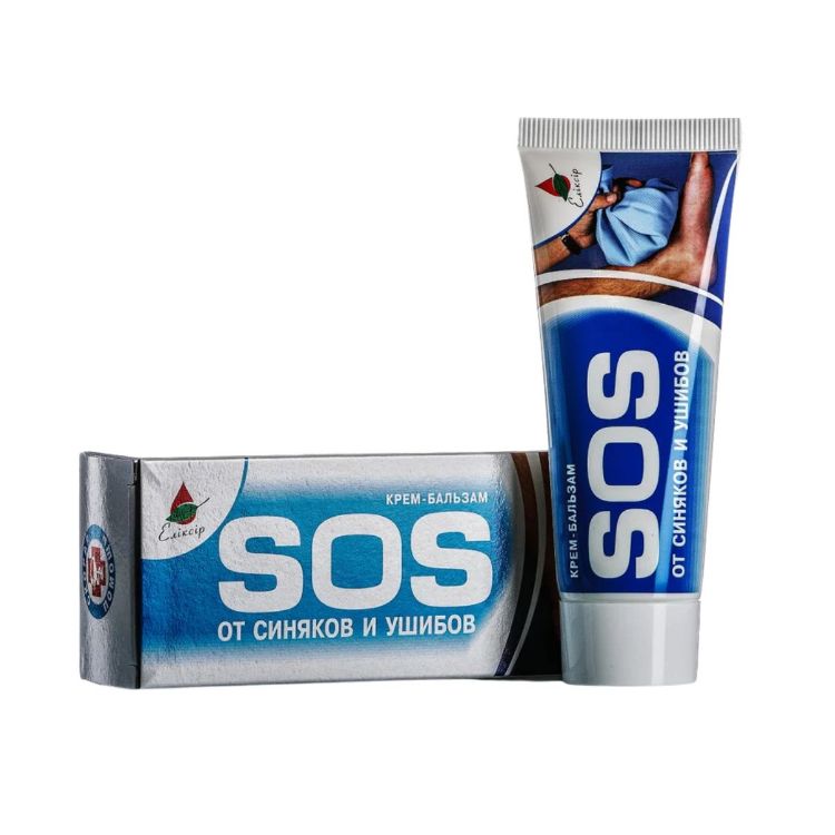 Obrázek SOS krémový balzám na modřiny a pohmožděniny - 75 ml - Elixir