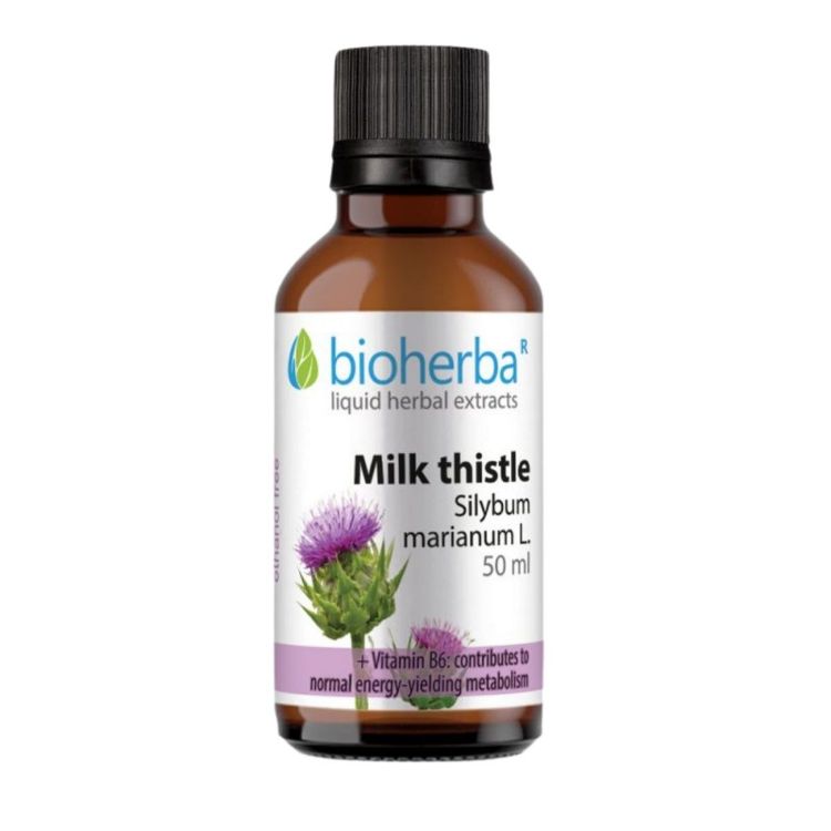 Obrázek Ostropestřec mariánský (Silybum marianum) kapky – tinktura – 50 ml – Bioherba