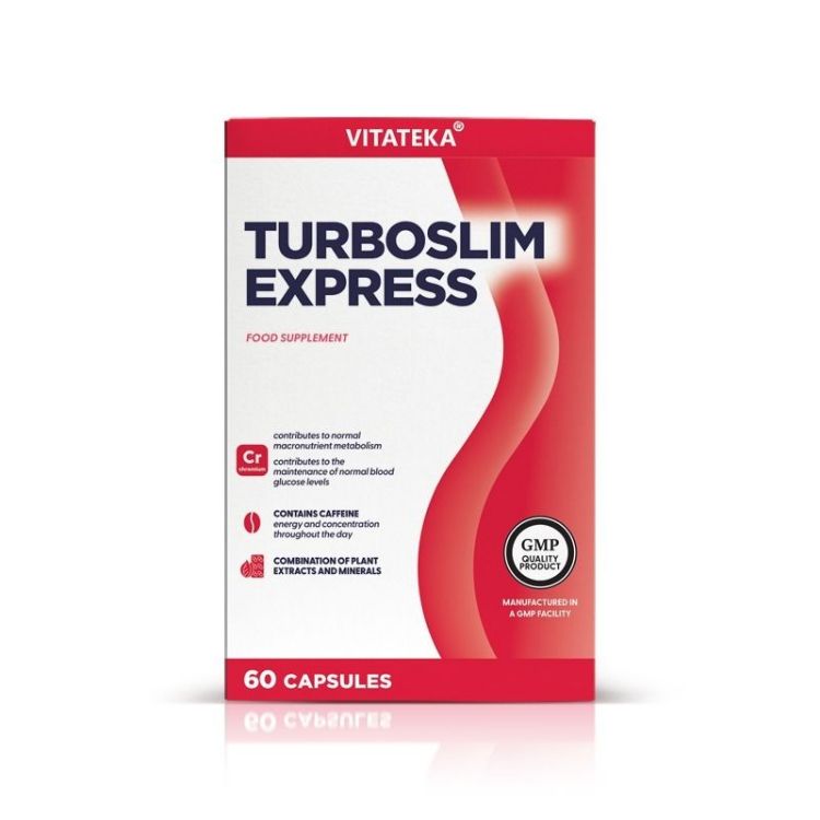 Obrázek TURBOSLIM Express – komplex pro štíhlou linii a energii – 60 kapslí – Vitateka