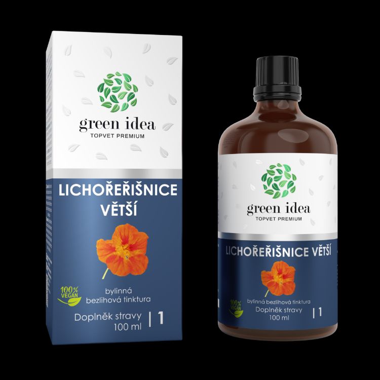 Obrázek Lichořeřišnice větší – bezalkoholová tinktura 100 ml – Green idea