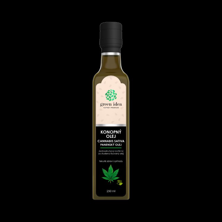 Obrázek Konopný olej 250 ml – Green idea