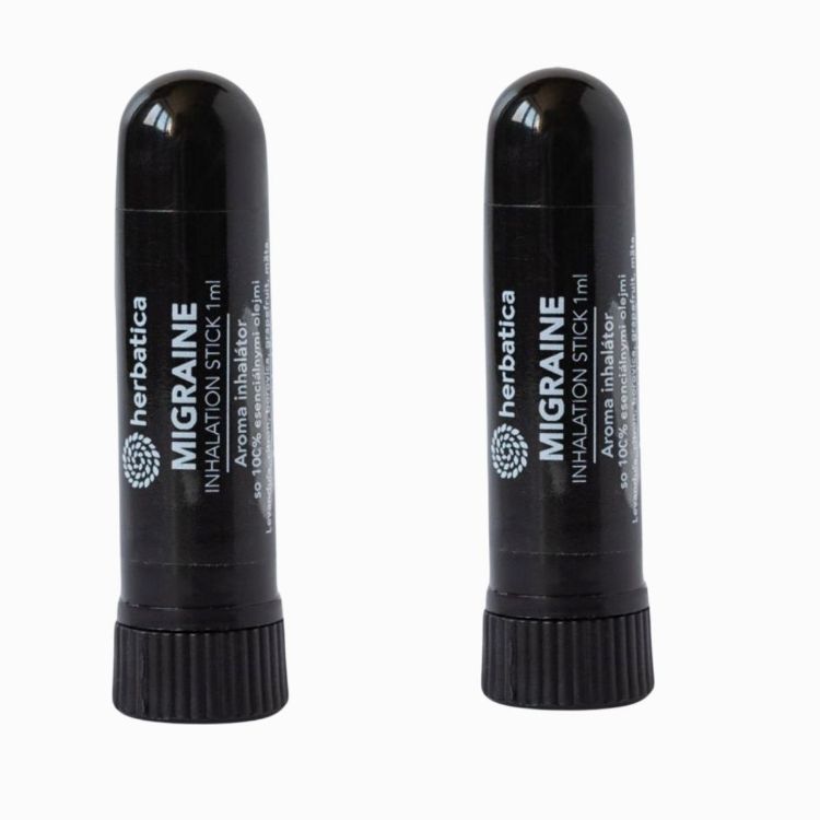 Obrázek Zvýhodněný set: 2× Nosní inhalátor Migréna – 1 ml – Herbatica