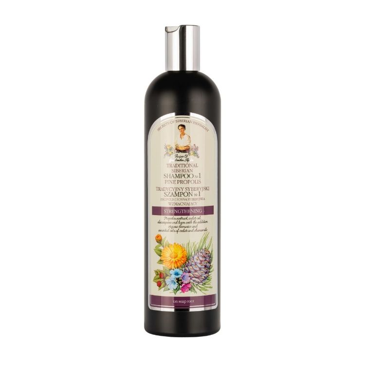 Obrázek Šampon na vlasy №1 – borovicový propolis - 550 ml - Babička Agafia