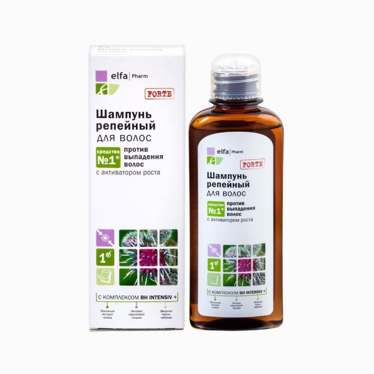 Obrázek Lopuchový šampon proti vypadávání vlasů - 200 ml - Elfa Pharm